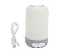 Naroote Machine à Bruit Blanc Portable, Machine à Sommeil Bluetooth Rechargeable avec 10 Sons, Veilleuse 7 Couleurs, Minuterie d'Arrêt Automatique, Commande Tactile, pour la Chambre