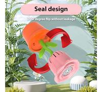 Naroote Machine à Bulles Interactive avec Lampe Sonore Souffleur de Bulles de Lumière Respiratoire Colorée pour Fête D'anniversaire d'été pour Enfants et Adultes Rose (PINK)