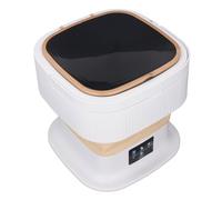 Naroote Machine à Laver Portable, Mini Tranches de 11,5 L de Grande capacité pour les Vêtements pour Enfants Blancs (Beige)