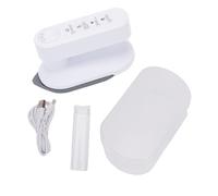 Naroote Machine à Repasser Portative de Fer à Vapeur sans Fil avec Corps en PC ABS 3 Réglages de Chaleur à 392F 30s Chaleur Rapide 5000mAh USB Rechargeable pour les Voyages D'affaires (WHITE)