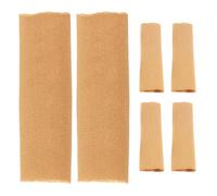 Naroote Manchon de Doigt de Pêche à la Mouche, 6 Pièces, Protection Contre l'abrasion, Protège-Main pour Un Entretien Efficace de la Ligne pour Les Fans de Pêche à la Mouche