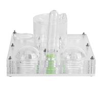 Naroote Mangeoire à Fourmis en Acrylique de Haute qualité avec Entrée Facile à Ouvrir, Conception Anti-évasion, 3,7 X 3,7 X 2,8 Pouces