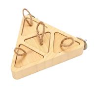 Naroote Mangeoire en Bois pour Oiseaux, Jouet à Mâcher Compact pour | Matériaux naturels, engagement pour la recherche de nourriture, de mastication, adapté aux petits oiseaux