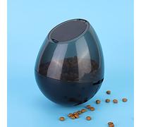 Naroote Mangeoire pour Chien, Boule Rotative Interactive, Jouet Alimentaire à Fuite pour L'entraînement de L'intelligence, adapté aux Chiens de Compagnie, Noir/Rose/Violet, 4,5x4,5x5,9 Pouces (Black)