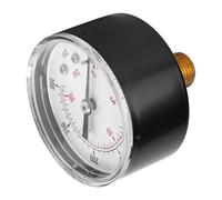 Naroote Manomètre Axial, Composants en Laiton, Connexion Arrière 1/4 BSPT pour une Large Application, Air, Eau, Gaz (0-300psi 0-20bar)