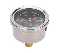 Naroote Manomètre de Pression de Carburant Universel, Compteur Rempli de Liquide Haute Performance pour Régulateur de Carburant/huile de Voiture 0-100 PSI/bar pour le Réglage du Moteur, fabriqué en