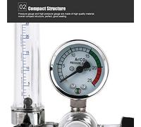 Naroote Manomètre de Régulateur de Pression de Débitmètre D'argon pour le Soudage Mig Tig - Réduction de Pression Stable pour G5/8 - Outil de Soudeur pour Ateliers de Soudage