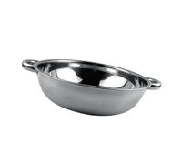 Naroote Marmite en Acier Inoxydable avec Conception à Double Oreille pour Chauffer Rapidement la Soupe à la Maison et au Restaurant 1 X Marmite (30cm)