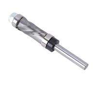 Naroote Mèche de Toupie à Compression en Carbure, Roulement Supérieur et Inférieur à Tige 1/4, Diamètre de Coupe 2 + 2 Cannelures 1/", Longueur de Coupe ", Idéal pour les Modèles de Motifs en