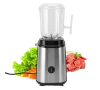 Naroote Mélangeur Comptoir, Conception 4 en 1 Multifonctionnel 1800 W Stockage Sous Vide Moteur Cuivre Haute efficacité Hachoir Légumes électrique avec Tasse Boire Directe Pratique (Prise UE)