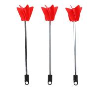 Naroote Mélangeur de Peinture pour Perceuse, Agitateur de Peinture Hélicoïdal de 11,4 Pouces avec Arbre Hexagonal pour Béton de en Latex de Résine, Accessoire de Perceuse en Métal (3PCS)