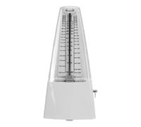 Naroote Métronome Mécanique Blanc ABS Entraîneur de Tempo Musical 40 à 208 BPM Battements Sonores Forts sans Batterie pour Piano Guitare Violon étudiants Enseignants Pratique et Leçons
