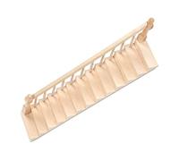 Naroote Meubles Miniatures, 1 12 à 12 Accessoires de Maisons de Poupée à l'échelle 1/ avec Matière de Bouleau Maison d'escaliers pour s'accrocher au Mur avec Une Hauteur de 22-25 Cm / 8,7-9,8