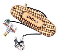 Naroote Micro à Trois Cordes pour Guitare Boîte à Cigares avec Protection de Fil de Cire, Cuivre Alnico D'érable de Haute qualité et Performances Durables pour les Professionnels et les Amateurs