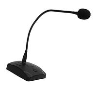 Naroote Microphone à Col de Cygne de Bureau, Câble de 5 M, Microphone Filaire, Réduction du Bruit Omnidirectionnelle à 360 °, à Condensateur, Sortie à 3 Broches, Base de Puce Anti-interférence