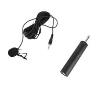 Naroote Microphone Cravate Filaire pour Musiciens Microphone à Condensateur Omnidirectionnel Léger et Portable à Suppression de Bruit avec Prise Jack 3,5 Mm 6,5 Mm pour la Diffusion en Direct et la