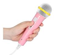 Naroote Microphone pour Enfants pour Enfants, Vidéo de Musique, Microphone de Fête pour, qualité Assurée pour la Machine D'éducation Précoce, Choix de Couleurs Variées (Pink)