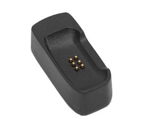 Naroote Microphone Transmitter Dock, Compatible with Mic Mini 2 and Mic 3 | Base Pogo magnétique à 6 broches, entrée de type C, sortie 130 mA, support de charge ABS pour voyage de bureau