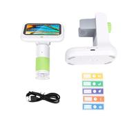 Naroote Microscope Numérique, Loupe avec Double Éclairage LED, Écran LCD 4,3 Pouces 1080p, Grossissement 500x, Mémoire de 8 Go, Kits Scientifiques pour Enfants de 6 à 12 Ans