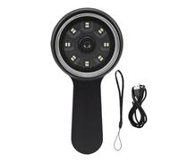 Naroote Microscope Portable, Microscope Numérique 1980 X 1080p avec écran 2 Pouces et 16 Sources Lumineuses LED, Rechargeable de Type C, Jouet éducatif pour Enfants de 5 à 12 Ans (Black)