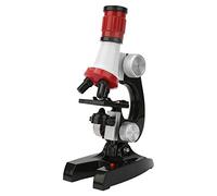 Naroote Microscope pour Enfants, Kit de Microscopie avec Mise au Point | Plastique de haute qualité, Facile à utiliser, Adapté aux enfants à partir de 7 ans, Boîte à échantillons incluse, Idéal