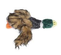Naroote Mignon Canard en Peluche Jouet Faisant du Son Poupée pour Chien de Compagnie Chat Accompagner Jouet Petits Chiens Chats Charpie 21x20x4 Cm