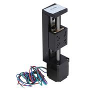 Naroote Mini Actionneur de Glissière de Rail de Guidage Linéaire, capacité de Charge élevée Compacte, Course de 50 Mm pour Routeur CNC, équipement de Test, Positionnement Mécanique en Alliage