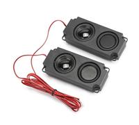 Naroote Mini Caisson de Basses, Mini Haut-Parleur 8Ω 5W, Basse Lourde Portable, cavité 40 Mm, Double Haut-Parleur Magnétique pour Moniteur TV