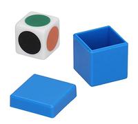 Naroote Mini Dés, Accessoires Magiques de Couleur en Plastique pour Jouet Magique pour Représentation sur Scène pour Enfants de Plus de 3 Ans