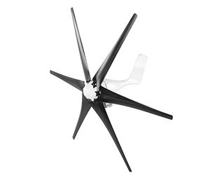 Naroote Mini Éolienne 6 Pales 200W Générateur, Haute Efficacité, pour
