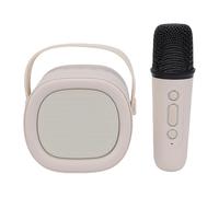 Naroote Mini Machine de karaoké, karaoké Portable Bluetooth, avec Microphone sans Fil avec 4 Modes Sonores Ludiques et alimenté par Batterie, Idéal pour Les Fêtes d'anniversaire des Tout-Petits et