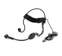 Naroote Mini Microphone à Condensateur Bandeau pour Système sans Fil avec Prise XLR 3 Broches, Résistant à la Transpiration pour Les Performances sur Scène, 1 X Microphone