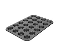 Naroote Mini Poêle à Muffins, Tasse à Gâteau Poêle à Carbone Antiadhésif en Acier de Carbone Petit Cryccake Rond Plateau à Pâtisse