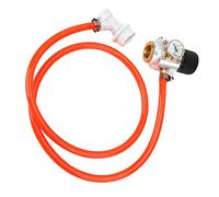 Naroote Mini Régulateur de Gaz CO2, Chargeur Portable Compact avec Manomètre pour Brassage Maison, en Alliage D'aluminium, 1 unité
