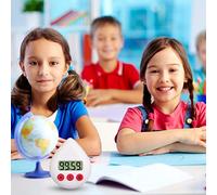 Naroote Minuterie de Salle de Bain, Minuterie Numérique Portable, étanche, Programmable, Pratique pour la Cuisine (#1)