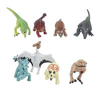 Naroote Modèle de Dinosaure, de Décoration, Jouet de Dinosaure simulé, Sûr, pour Une Fête à Thème, Une Réunion de Famille (Mini-Ensemble 8 pièces)