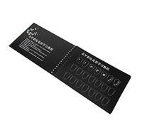 Naroote Modèle de Pratique du Nail Art, Livre Noir, Outil de Dessin de Manucure Créatif pour Débutants, Matériau en Papier - Convient pour la Pratique des Ongles, de la Manucure. (fleurs peintes)