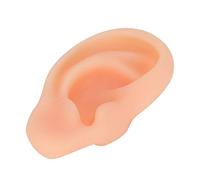 Naroote Modèle d'oreille simulé Professionnel, Outil d'enseignement de Massage de Pratique 'acupuncture en Silicone, pour Accessoires et Affichage 'entraînement (Oreille droite)