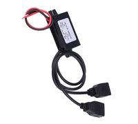Naroote Module Convertisseur, Adaptateur de Chargeur USB 12 V vers DC 5 V, Convertisseur Abaisseur de Tension de Voiture, Régulateur de Tension de Sortie de Puissance pour Voiture