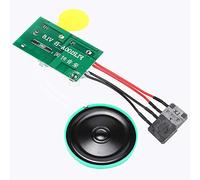 Naroote Module de Carte de Vœux Personnalisable des Années 60, Puce Vocale Enregistrable pour L'artisanat de Noël, 1 Module, 3 Piles AAA, Haut-Parleur 8 Ω (Lecture en Boucle)