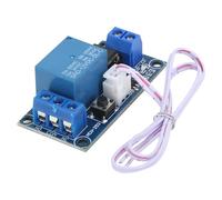 Naroote Module de Relais, Composant de Commande électronique Bistable à Verrouillage Automatique DC12 V avec Ouvertures de Dissipation Thermique et Protection Anti-inversion de Puissance, Idéal pour