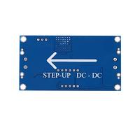 Naroote Module élévateur de Convertisseur élévateur DC-DC 5-35 V avec Voltmètre, Interrupteur à Bouton Tactile pour L'alimentation ; Parfait pour Les Projets de Bricolage