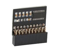 Naroote Module TPM 1.2, Puce de sécurité d'interface LPC 20 Broches, Puce de sécurité de compatibilité Mémoire DDR4 avec Carte de Circuit imprimé Stable, Idéale pour la Carte Mère