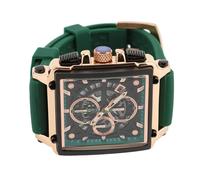 Naroote Montre Analogique pour Hommes, Montre à Quartz Creuse pour Hommes, Résistante à l'eau et Lumineuse pour Le Quotidien (Green)