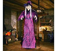 Naroote Mot-clé Principal Précis : Sorcière Suspendue d'halloween de Grande Taille avec Son Fantôme pour Les Fêtes d'halloween Effrayantes et Les Divertissements d'horreur.
