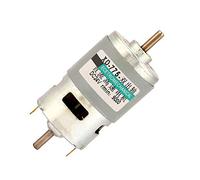 Naroote Moteur à Double Arbre 775, Haute Puissance 50W, Grand Couple, DC, pour Bureau, Domotique, 12V/24V (24V9000RPM Pas de support)
