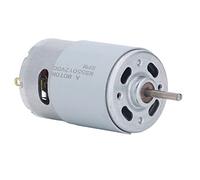 Naroote Moteur brossé à Courant Continu à 19 Vitesses, Performances Stables, Haute Vitesse pour Voitures Jouets, Bobine de Cuivre en Acier Inoxydable 12V (35000RPM)