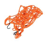 Naroote Motorcycle Cargo Net, Mesh Net Motorcycle Cash Mesh Latex Filament Cargo for Electric Vehicles Sports Cars Hors Route (B (orange fluo))
