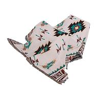 Naroote Nappe de Camping en Coton Doux de Style Ethnique, Motif Rétro pour Tente de Voyage en Plein Air, Couverture de Table de Pique-Nique pour Dîners Buffet, Fêtes d'anniversaire, Matériau en
