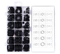 Naroote O Kit d'assortiment d'anneau, Caoutchouc O Anneaux 279pcs Plomberie Sceaux de Bague Kit de Caoutchouc Usure Résistante Anneaux Set 'ring pour Voitures